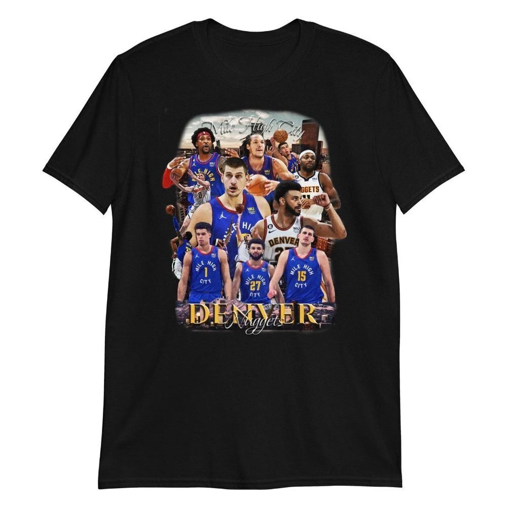 Denver Nuggets Graphic Shortsleeve Tshirt Jokic Murray Mile Shirt